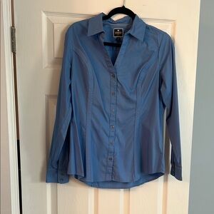 Express Blue Button-Up Shirt